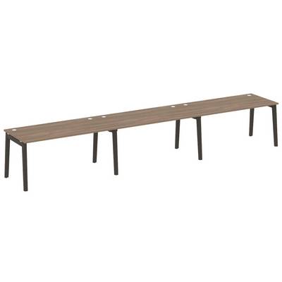 Onix Wood OW.RS-3.4.8 (Дуб аризона/Дуб темный) Рабочая станция, опоры - массив дерева