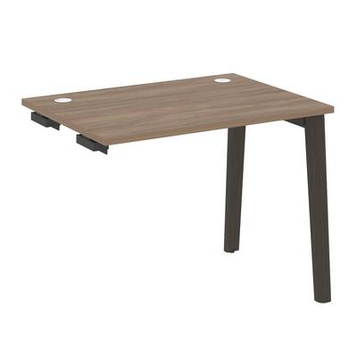 Onix Wood OW.SPR-1.7 (Дуб аризона/Дуб темный) Стол-приставка к опорным элементам, опоры - массив дерева