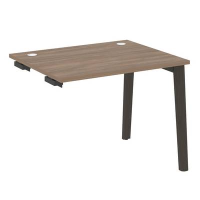 Onix Wood OW.SPR-1.8 (Дуб аризона/Дуб темный) Стол-приставка к опорным элементам, опоры - массив дерева