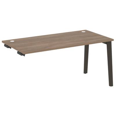 Onix Wood OW.SPR-4.8 (Дуб аризона/Дуб темный) Стол-приставка к опорным элементам, опоры - массив дерева