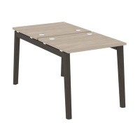 Onix Wood OW.D.RS-2.0.7 (Дуб аттик/Дуб темный) Рабочая станция, опоры - массив дерева