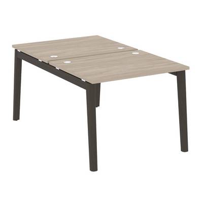 Onix Wood OW.D.RS-2.1.8 (Дуб аттик/Дуб темный) Рабочая станция, опоры - массив дерева