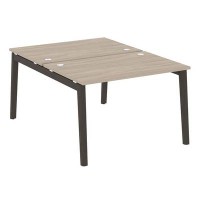 Onix Wood OW.D.RS-2.2.8 (Дуб аттик/Дуб темный) Рабочая станция, опоры - массив дерева