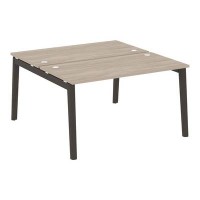 Onix Wood OW.D.RS-2.3.7 (Дуб аттик/Дуб темный) Рабочая станция, опоры - массив дерева