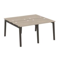 Onix Wood OW.D.RS-4.0.7 (Дуб аттик/Дуб темный) Рабочая станция, опоры - массив дерева