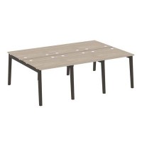 Onix Wood OW.D.RS-6.0.8 (Дуб аттик/Дуб темный) Рабочая станция, опоры - массив дерева