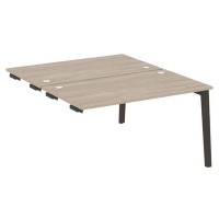 Onix Wood OW.D.SPR-3.8 (Дуб аттик/Дуб темный) Стол-приставка двойной  к опорным элементам, опоры - массив дерева