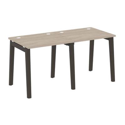 Onix Wood OW.RS-2.0.7 (Дуб аттик/Дуб темный) Рабочая станция, опоры - массив дерева