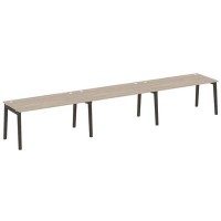 Onix Wood OW.RS-3.4.8 (Дуб аттик/Дуб темный) Рабочая станция, опоры - массив дерева