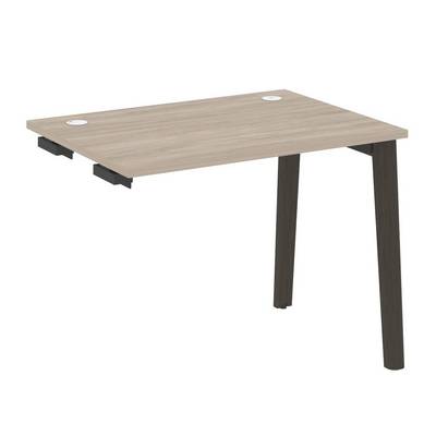 Onix Wood OW.SPR-1.7 (Дуб аттик/Дуб темный) Стол-приставка к опорным элементам, опоры - массив дерева