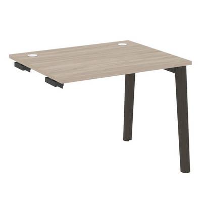 Onix Wood OW.SPR-1.8 (Дуб аттик/Дуб темный) Стол-приставка к опорным элементам, опоры - массив дерева