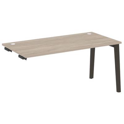 Onix Wood OW.SPR-4.8 (Дуб аттик/Дуб темный) Стол-приставка к опорным элементам, опоры - массив дерева