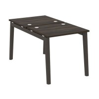 Onix Wood OW.D.RS-2.0.7 (Дуб Мали/Дуб темный) Рабочая станция, опоры - массив дерева