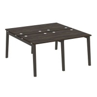 Onix Wood OW.D.RS-4.0.8 (Дуб Мали/Дуб темный) Рабочая станция, опоры - массив дерева