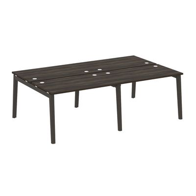 Onix Wood OW.D.RS-4.2.7 (Дуб Мали/Дуб темный) Рабочая станция, опоры - массив дерева