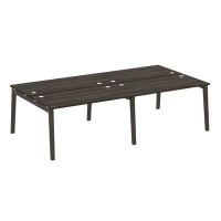 Onix Wood OW.D.RS-4.3.7 (Дуб Мали/Дуб темный) Рабочая станция, опоры - массив дерева