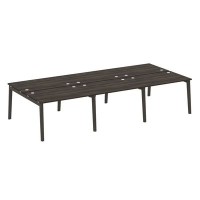 Onix Wood OW.D.RS-6.2.8 (Дуб Мали/Дуб темный) Рабочая станция, опоры - массив дерева