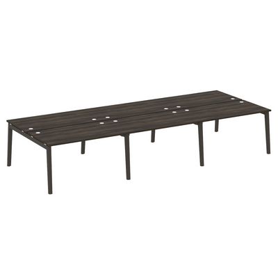 Onix Wood OW.D.RS-6.3.8 (Дуб Мали/Дуб темный) Рабочая станция, опоры - массив дерева