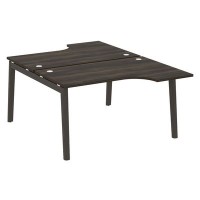 Onix Wood OW.D.SA-2 (Дуб Мали/Дуб темный) Рабочая станция, опоры - массив дерева