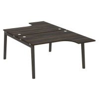 Onix Wood OW.D.SA-3 (Дуб Мали/Дуб темный) Рабочая станция, опоры - массив дерева