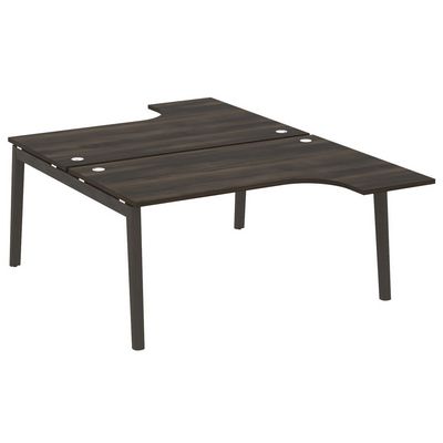 Onix Wood OW.D.SA-4 (Дуб Мали/Дуб темный) Рабочая станция, опоры - массив дерева