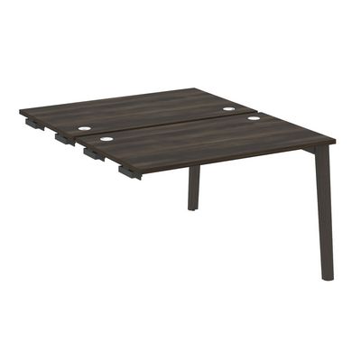 Onix Wood OW.D.SPR-2.7 (Дуб Мали/Дуб темный) Стол-приставка двойной  к опорным элементам, опоры - массив дерева