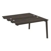 Onix Wood OW.D.SPR-3.7 (Дуб Мали/Дуб темный) Стол-приставка двойной  к опорным элементам, опоры - массив дерева