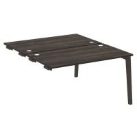 Onix Wood OW.D.SPR-3.8 (Дуб Мали/Дуб темный) Стол-приставка двойной  к опорным элементам, опоры - массив дерева