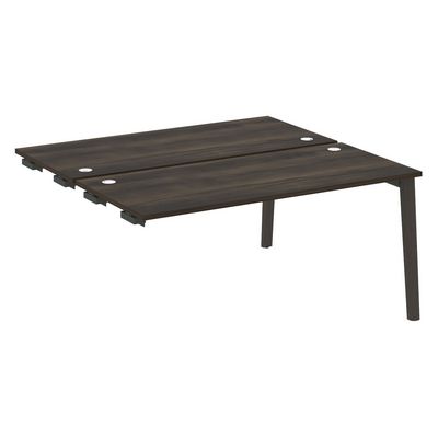 Onix Wood OW.D.SPR-4.7 (Дуб Мали/Дуб темный) Стол-приставка двойной  к опорным элементам, опоры - массив дерева