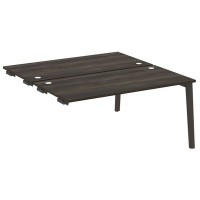 Onix Wood OW.D.SPR-4.8 (Дуб Мали/Дуб темный) Стол-приставка двойной  к опорным элементам, опоры - массив дерева