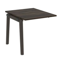 Onix Wood OW.NPRG-0 (Дуб Мали/Дуб темный) Проходной наборный элемент переговорного стола, опоры - массив дерева