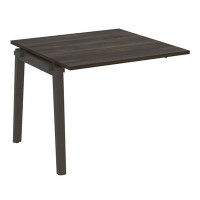 Onix Wood OW.NPRG-1 (Дуб Мали/Дуб темный) Проходной наборный элемент переговорного стола, опоры - массив дерева