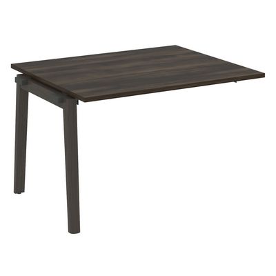 Onix Wood OW.NPRG-2 (Дуб Мали/Дуб темный) Проходной наборный элемент переговорного стола, опоры - массив дерева