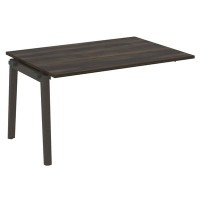 Onix Wood OW.NPRG-3 (Дуб Мали/Дуб темный) Проходной наборный элемент переговорного стола, опоры - массив дерева