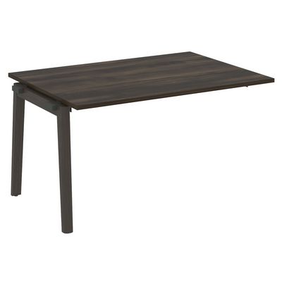 Onix Wood OW.NPRG-3 (Дуб Мали/Дуб темный) Проходной наборный элемент переговорного стола, опоры - массив дерева