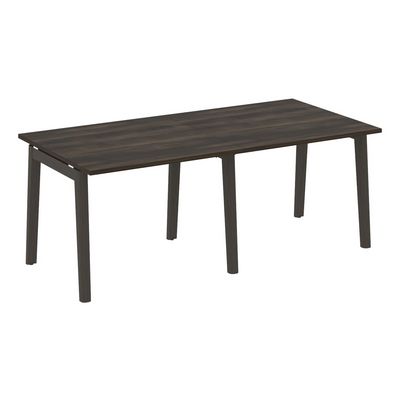 Onix Wood OW.PRG-2.1 (Дуб Мали/Дуб темный) Стол переговорный, 2 столешницы, опоры - массив дерева