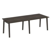 Onix Wood OW.PRG-2.2 (Дуб Мали/Дуб темный) Стол переговорный, 2 столешницы, опоры - массив дерева
