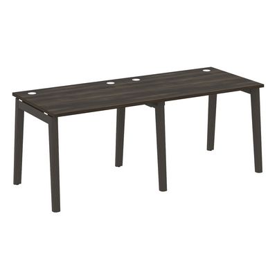 Onix Wood OW.RS-2.1.8 (Дуб Мали/Дуб темный) Рабочая станция, опоры - массив дерева