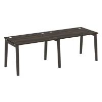 Onix Wood OW.RS-2.2.8 (Дуб Мали/Дуб темный) Рабочая станция, опоры - массив дерева