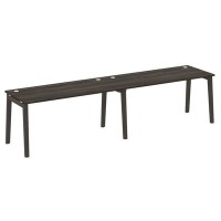 Onix Wood OW.RS-2.4.7 (Дуб Мали/Дуб темный) Рабочая станция, опоры - массив дерева