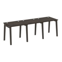 Onix Wood OW.RS-3.0.7 (Дуб Мали/Дуб темный) Рабочая станция, опоры - массив дерева