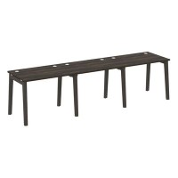 Onix Wood OW.RS-3.1.7 (Дуб Мали/Дуб темный) Рабочая станция, опоры - массив дерева