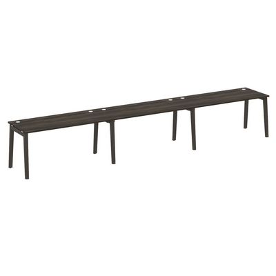 Onix Wood OW.RS-3.4.7 (Дуб Мали/Дуб темный) Рабочая станция, опоры - массив дерева