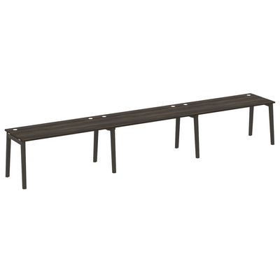 Onix Wood OW.RS-3.4.8 (Дуб Мали/Дуб темный) Рабочая станция, опоры - массив дерева