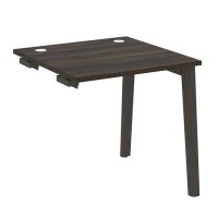 Onix Wood OW.SPR-0.8 (Дуб Мали/Дуб темный) Стол-приставка к опорным элементам, опоры - массив дерева