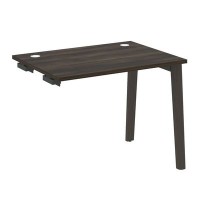 Onix Wood OW.SPR-1.7 (Дуб Мали/Дуб темный) Стол-приставка к опорным элементам, опоры - массив дерева