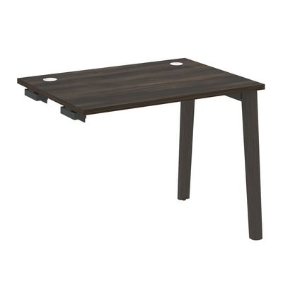 Onix Wood OW.SPR-1.7 (Дуб Мали/Дуб темный) Стол-приставка к опорным элементам, опоры - массив дерева