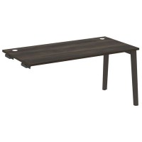 Onix Wood OW.SPR-4.8 (Дуб Мали/Дуб темный) Стол-приставка к опорным элементам, опоры - массив дерева