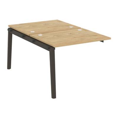 Onix Wood OW.2.NRS-1.8 (Тиквуд светлый/Дуб темный) Наборный элемент рабочей станции, опоры - массив дерева