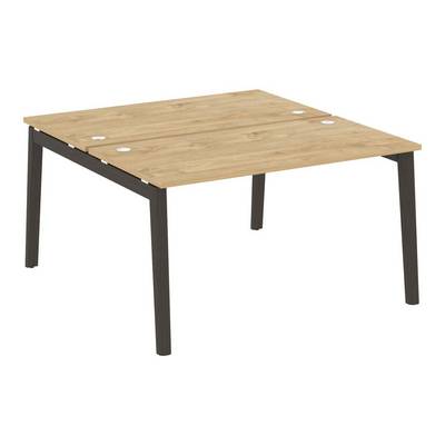 Onix Wood OW.D.RS-2.3.7 (Тиквуд светлый/Дуб темный) Рабочая станция, опоры - массив дерева